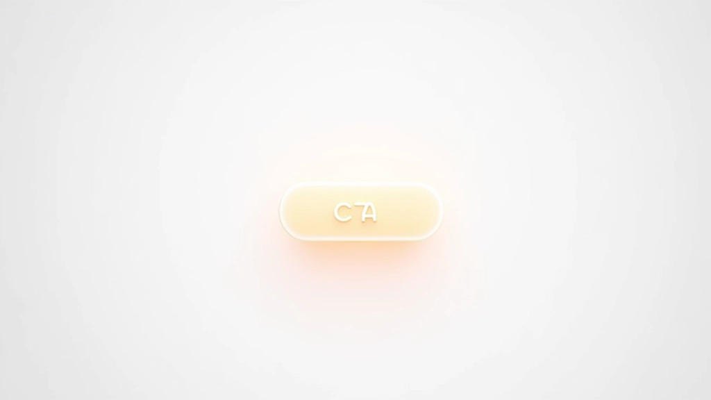 Webová stránka s označeným CTA tlačítkem, které je obklopeno velkým prázdným místem